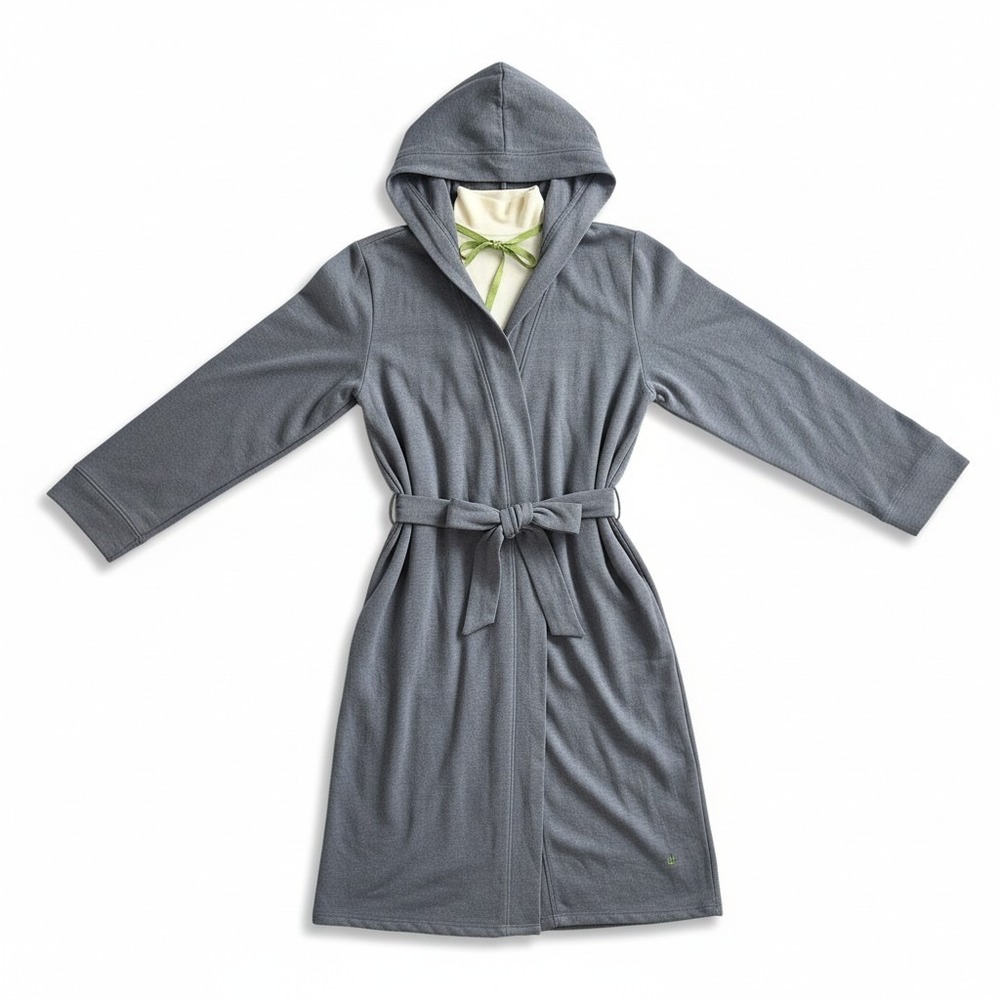 Tommy Hilfiger Sleepwear Hooded Robe Blue Lounge Sleep Wear Lounge wear S/P